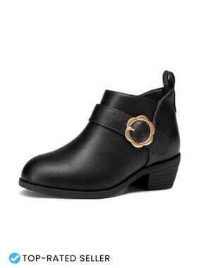 Girls Ankle Boots Dress Boots Side Zip Cushioned TPR Outsole